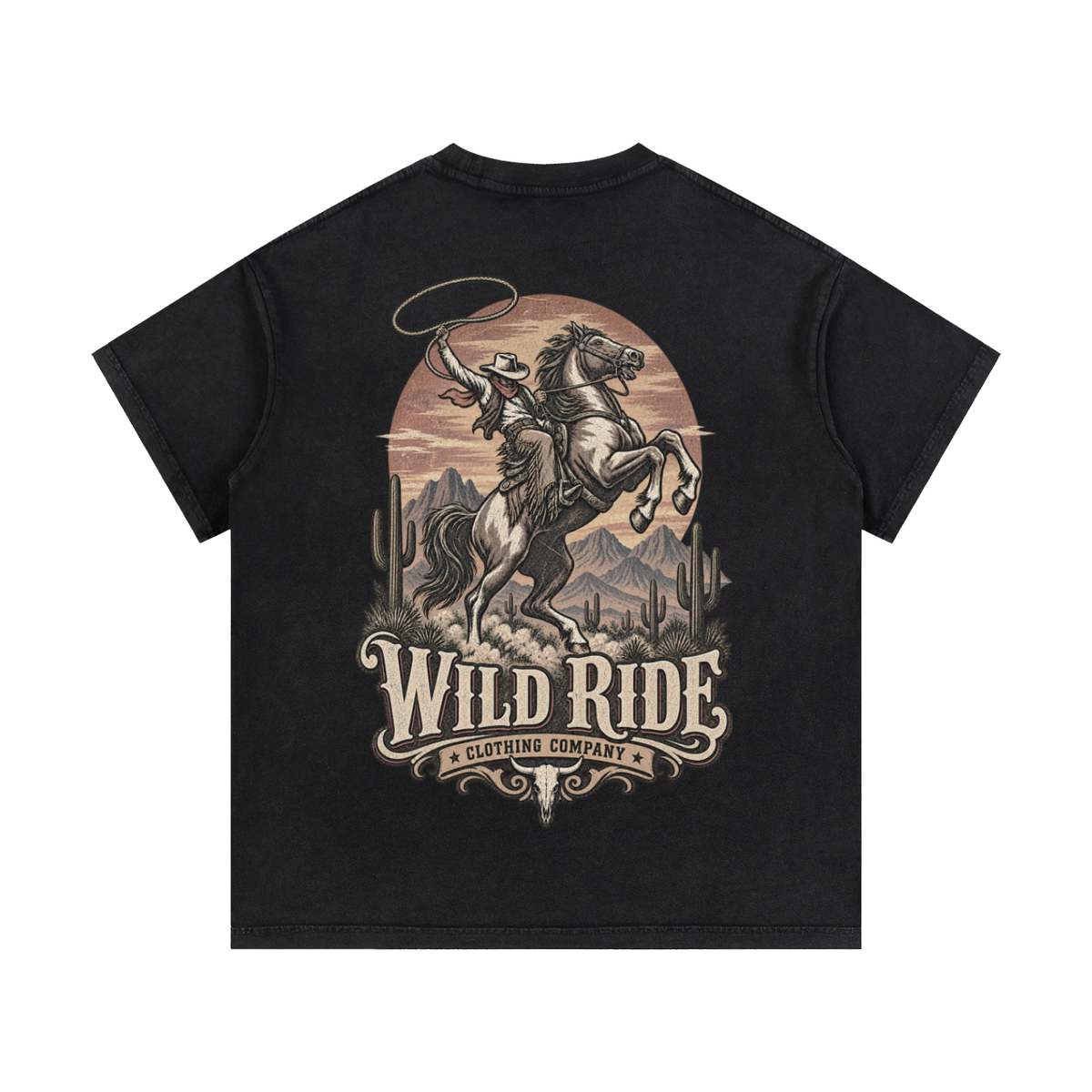 Lasso Vintage Wash Cotton T-Shirt