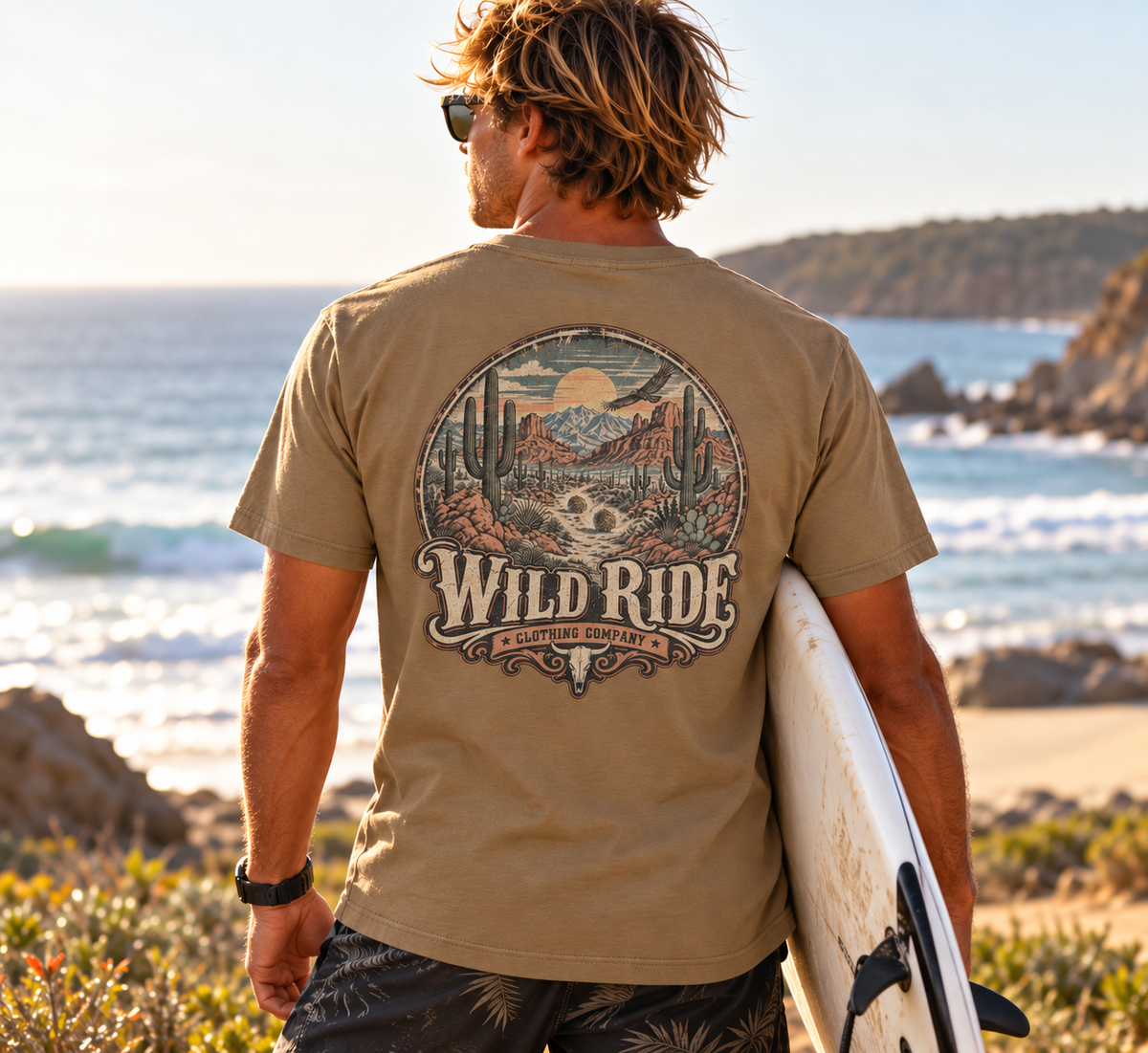 Desert Life- Unisex Sorona Crewneck T-Shirt
