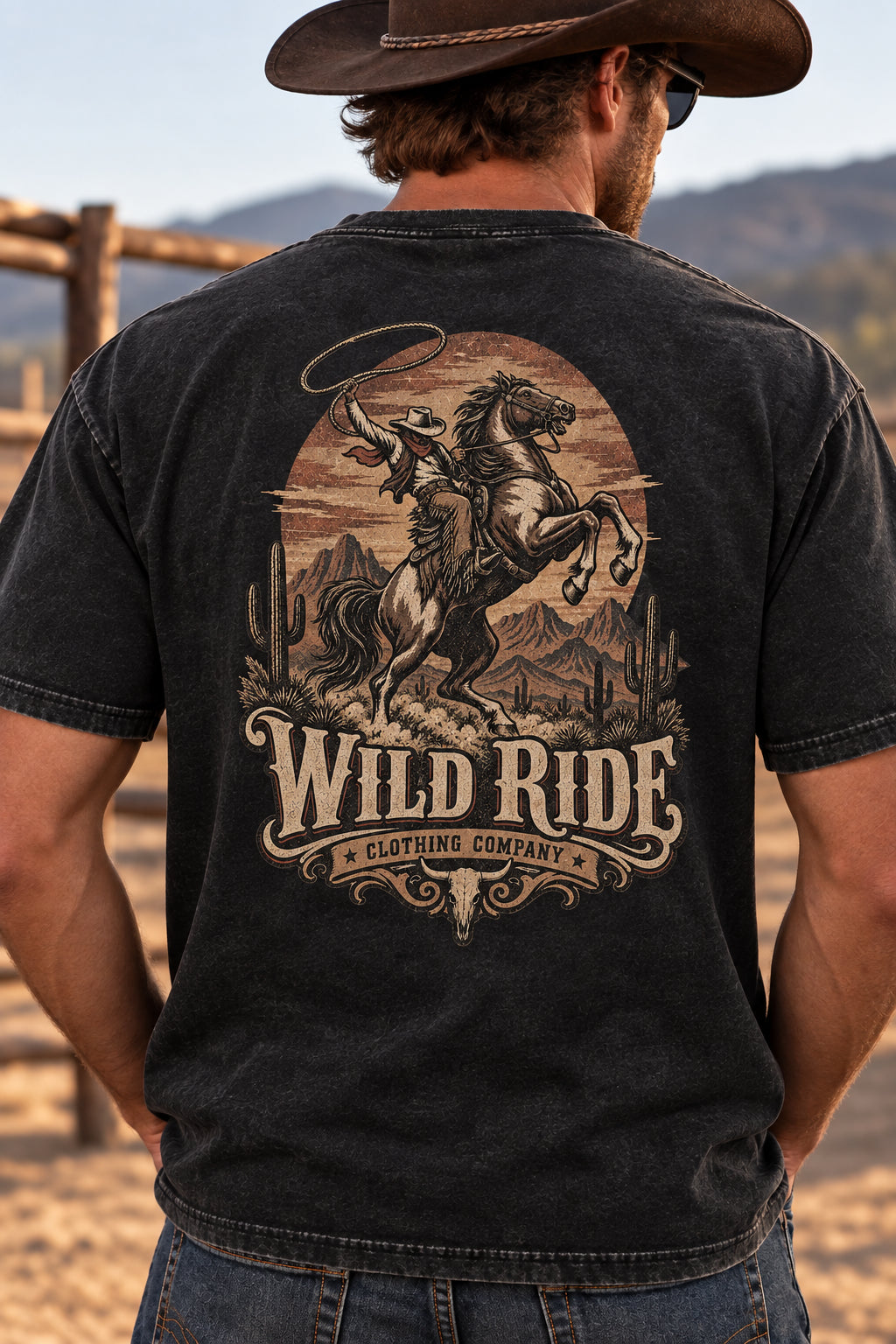 Lasso Vintage Wash Cotton T-Shirt